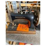 Toy American Girl Metal Sewing Machine Good Cond