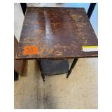 Oak Lamp Table Bad Finish