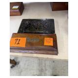 Cigarette Box Damage & Wood Dresser Box