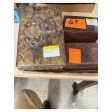 Damage Wood Cigar Box, 2 Card Boxes All Damaged