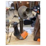 Western Electric Brass Candlestick Phone Fair Cond