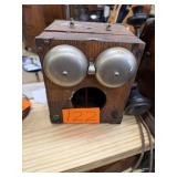 Partial Intercom Or Phone Oak Box Incomplete