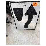 Metal Road Sign
