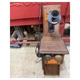 Oak Wall Phone Voteberger Company Incomplete