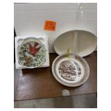 Decorative Wall Plate, Jeanette Glass Dish,