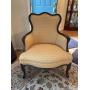 Pair beautifully upholstered and wooden frame