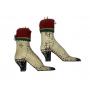 Antique Ladies Victorian Boot Pin Cushions