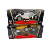 Bburago 1:18 Scale Mercedes and Bugatti