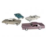 4 MPC Plastic Model Cars, 1960s-1970s