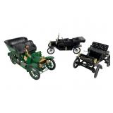 Three Vintage Automobile Diecast Models