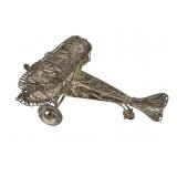 Vintage Filigree Airplane Model