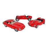 3: Ferrari, Jaguar, Alfa Romeo Diecast Models