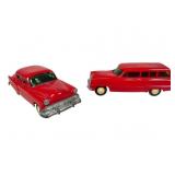 1954 Chevrolet & Plymouth Friction Toy Cars