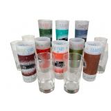 14 Classic Cars Frosted Glasses