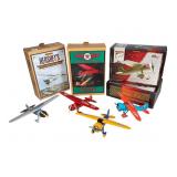 Die-Cast Airplane Models with Boxes