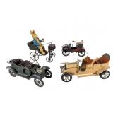 4 Modern Metal Cars and Toys