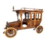 Art Nouveau Fretwork Cigar Box Carriage
