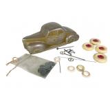 Car Mold and Assorted Toy Car Parts