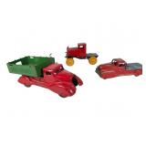 Marx and Girard Pressed Steel Toy Trucks