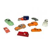 9 Vintage Pressed Toy Cars