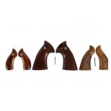 Three Pairs of Smith & Wesson Wood Grips