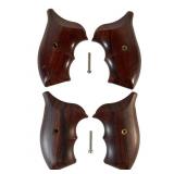 Two Pairs of J Frame Wooden Grips