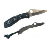 Spyderco Delica and Jester Folding Knives