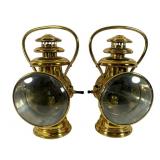 Badger Brass Mfg. Solar Model 41-A Side Lamps