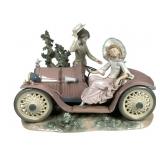 Large Lladro First Date #1393 Porcelain Figural