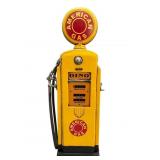 Painted Tin Dino Gas Pump Replica