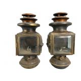 Matching Pair of Antique Victor Ford Lamps