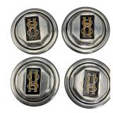 Four Hupmobile Wheel Hub Caps