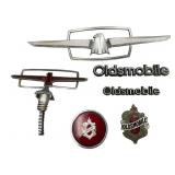 Vintage Oldsmobile Car Badges, Emblems