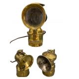 Brass Carbide Bicycle and Car Lamp Set