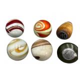 Six Vintage Gear Shift Knobs
