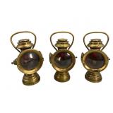 3 Neverout Kerosene Safety Lamps