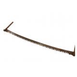 Two Man Crosscut Saw with Wooden Handles