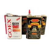 Five Partial Cans of Black Powder