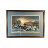 Terry Redlin Signed Print ï¿½The Pleasures of Winter