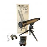 Bushnell Telescope and Two Binoculars Set