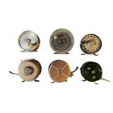 Six Vintage Fishing Reels