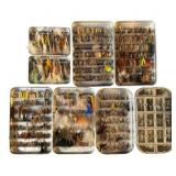 Fly Fishing Flies in Metal Fly Boxes