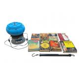 Midway Tumbler, Reloading Manuals, and Scale
