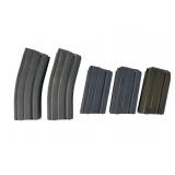 5 Metal AR-15 Magazines