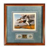 Framed 1989 Rhode Island Duck Stamp Print