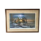 Framed Terry Redlin Print with COA