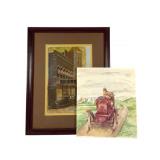 2 Original Artworks: C. Bridoux