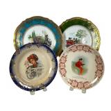 Four Decorative Automobile Plates