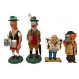 Four Bavarian Figures
