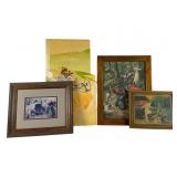 4 Automobile Artworks +
